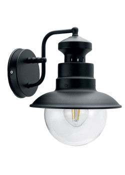 Светильник садово-парковый Feron PL571 на стену вниз 60W 230V E27, черный