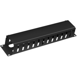 Кабельный органайзер горизонтальный Cabeus JB07-2U-BK гребенка 2U шир.:19