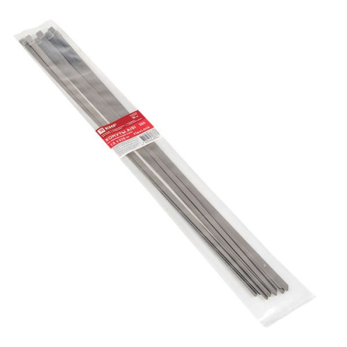 Хомут AISI 304 из нержавеющей стали, 7.9x520 (10 шт.) FlexLock