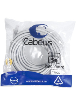Cabeus PC-UTP-RJ45-CAT.5E-15M