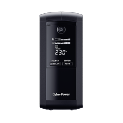 Источник бесперебойного питания/ UPS CyberPower VP700ELCD Line-Interactive 700VA/390W USB/RS-232/RJ11/45  (4 EURO)