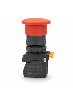 Кнопка SB-34 грибовидная 1NO+1NC красная