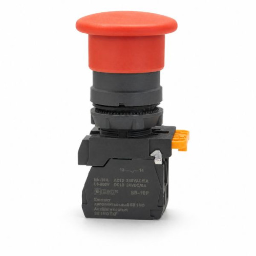Кнопка SB-34 грибовидная 1NO+1NC красная