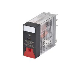 Реле 8A 2CO 230VAC тест кнопка LED
