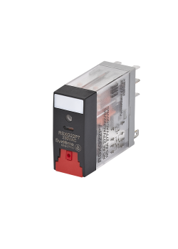 Реле 8A 2CO 230VAC тест кнопка LED