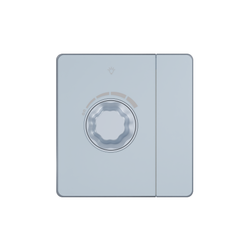 Systeme Infinity, Светорегулятор TRIAC c выключателем С/У 300Вт (250В), Стальное небо Systeme Infinity, Светорегулятор TRIAC c выключателем С/У 300Вт (250В), Стальное небо