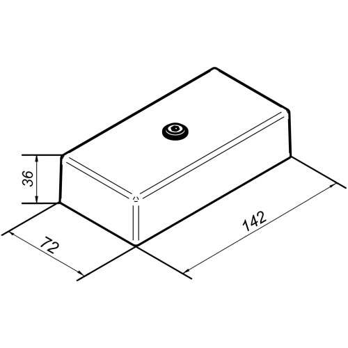 Коробка монтажная огнестойкая КМ-О(12к) - IP41-d
