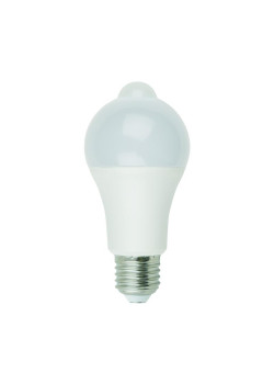 Лампа светодиодная LED-A60-12W/4000K/E27 /PS+MS PLS10WH 12Вт матовая 4000К нейтр. бел. E27 с датчиком освещенности и датчиком движения (упак. картон) Uniel UL-00005713