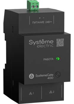 Промышленный шлюз Wireless/ Modbus TCP, 2*100Base-T(X) RJ45, питание 9~36В пост. тока, на ДИН рейку