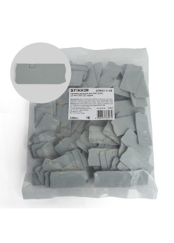 LD561-1-25 Торцевая заглушка для ЗНИ LD553 2,5 мм²  (JXB ST 2,5), серый STEKKER