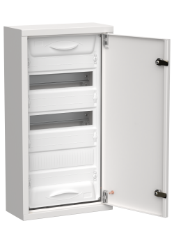 TITAN 5 Корпус металлический ЩРн-36 (1х36) 585х310х140мм IP31 белый (одна дверь) IEK