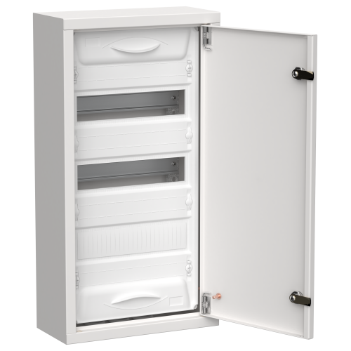 TITAN 5 Корпус металлический ЩРн-36 (1х36) 585х310х140мм IP31 белый (одна дверь) IEK