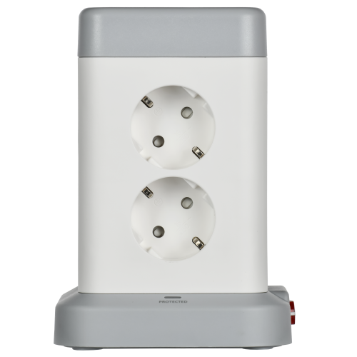 Удлинитель У08K 8 мест 2P+PE 1,5м 3х1,0мм2 16А/250В USB A+C 20Вт серый DOMINIC IEK Удлинитель У08K 8 мест 2P+PE 1,5м 3х1,0мм2 16А/250В USB A+C 20Вт серый DOMINIC IEK