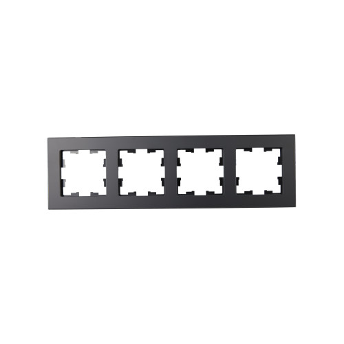 BRITE Рамка 4-местная РУ-4-2-Бр стекло черный матовый IEK BRITE Рамка 4-местная РУ-4-2-Бр стекло черный матовый IEK