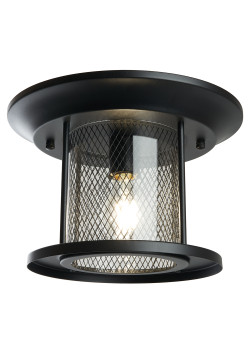 Светильник садово-парковый Feron PL723 на потолок  60W E27 230V, черный