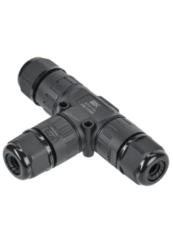 Коннектор кабельный герметичный WTP-106 3 PIN IP68 IEK