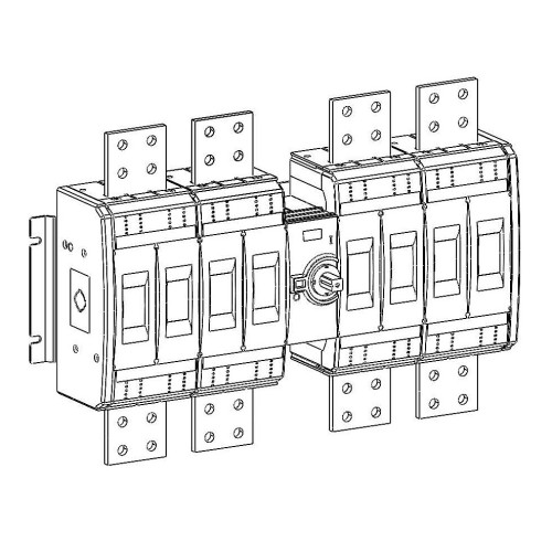 ВЫКЛ.-РАЗЪЕДИНИТЕЛЬ SYSTEMEPACT SD1250 4P 800A РУКОЯТКА ФРОНТ ЦЕНТР_РУКОЯТКА ЗАКАЗЫВАЕТСЯ ОТДЕЛЬНО