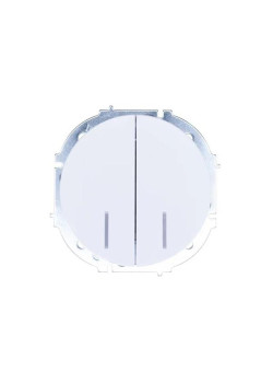 Выключатель 2-кл. СП OSEN 10А IP20 с подсветкой механизм бел. LEZARD 743-0288-112
