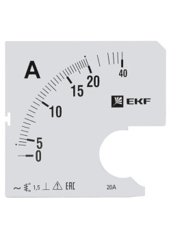 Шкала сменная для A961 20/5А-1,5 EKF