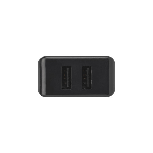 Сетевое зарядное устройство, СЗУ 4, 2,1 А, 2 USB, черный, TDM