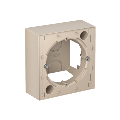 ATLASDESIGN КОРОБКА для наружного монтажа, ПЕСОЧНЫЙ