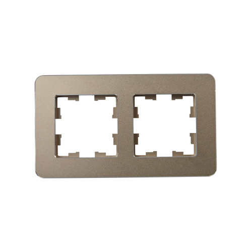 BRITE Рамка 2-местная РУ-2-1-Бр металл латунь RE IEK BRITE Рамка 2-местная РУ-2-1-Бр металл латунь RE IEK