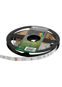 Лента светодиодная SMD5050-30-20-12-72-RGB 30LED/м, IP20, 12В, 7.2Вт, RGB, (У) TDM