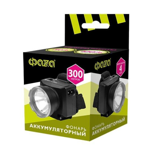 Фонарь налобный AccuFH7-L3W-bk 2 режима работы: 100проц./50проц. IP20 регулир. угол наклона индикатор зарядки черн. ФАZА 2857644 Фонарь налобный AccuFH7-L3W-bk 2 режима работы: 100проц./50проц. IP20 регулир. угол наклона индикатор зарядки черн. ФАZА 2857644