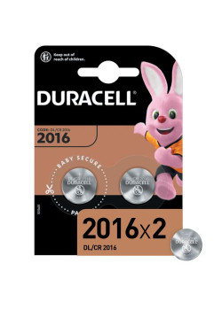 Элемент питания литиевый CR2016 BP-2 (блист.2шт) Duracell Б0037271