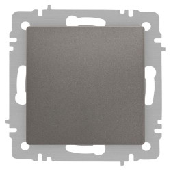 Выключатель Accent 6-101-09 10А-250В IP20 СУ AL/CU титан Intro Б0063440