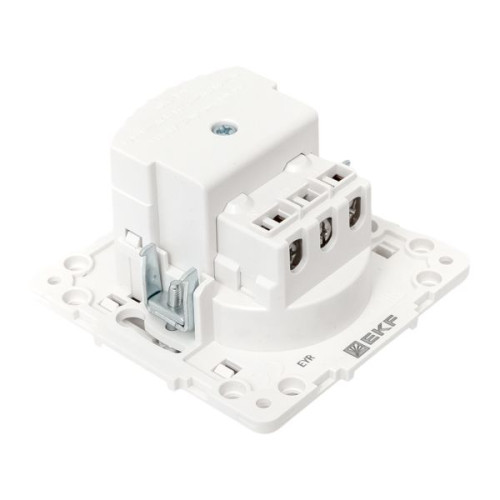 Стокгольм Механизм Розетки 1-местной с/з, USB 2A 16А винтовые клеммы белый с защ. штор. EKF Стокгольм Механизм Розетки 1-местной с/з, USB 2A 16А винтовые клеммы белый с защ. штор. EKF