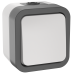TORS Переключатель одноклавишный 10А IP55 TS201 серо-белый IEK TORS Переключатель одноклавишный 10А IP55 TS201 серо-белый IEK