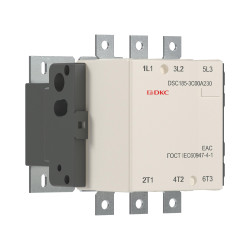 Магнитный контактор DSC185-3C00A230 185А 90кВт (AC3)  кат 220В AC