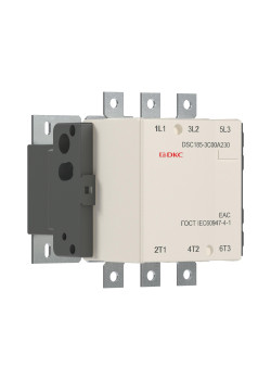 Магнитный контактор DSC185-3C00A230 185А 90кВт (AC3)  кат 220В AC