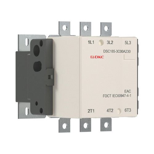 Магнитный контактор DSC185-3C00A230 185А 90кВт (AC3)  кат 220В AC