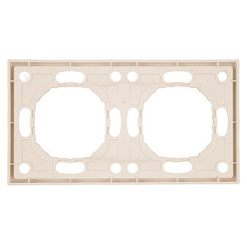 Рамка STEKKER, PFR00-5002-08 2-местная, серия Эмили, кашемир, soft touch