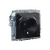 BRITE Розетка 1-местная с заземлением с защитными шторками 16А с USB A+A 5В 3,1А РЮш10-2-БрЧ черный IEK BRITE Розетка 1-местная с заземлением с защитными шторками 16А с USB A+A 5В 3,1А РЮш10-2-БрЧ черный IEK