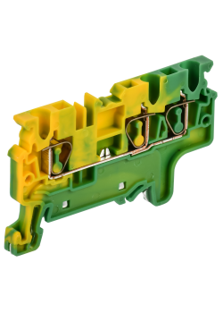 ARMAFIX Клемма пружинная CX2.5-3 PE 2,5мм2 трехконтактная заземляющая IEK