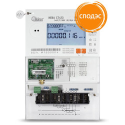 Счетчик НЕВА СТ413 545 BSPIO22-G3 МСК многотариф. оптопорт. RS-485. NB-IoT/GSM кл. точн. 0.5s/1 ток 5(10)A 3ф. Тайпит 6197864