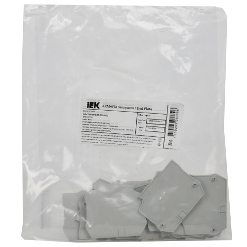 ARMAFIX Заглушка EPCY2.5/10 для колодок клеммных CY2.5-CY10 серая IEK ARMAFIX Заглушка EPCY2.5/10 для колодок клеммных CY2.5-CY10 серая IEK