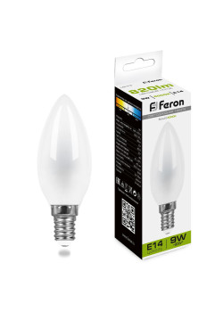 Лампа светодиодная Feron LB-73 Свеча E14 9W 230V 4000K