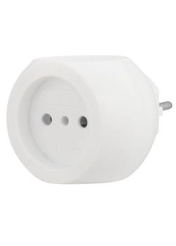Разветвитель 3-м 6А IP20 Шар 220В бел. Rexant 11-1063