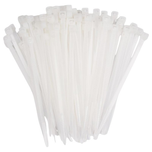 Хомут кабельный PCT 3.6х100-100WH 3.6х100 PA6.6 бел.(уп.100шт) JazzWay 5053700