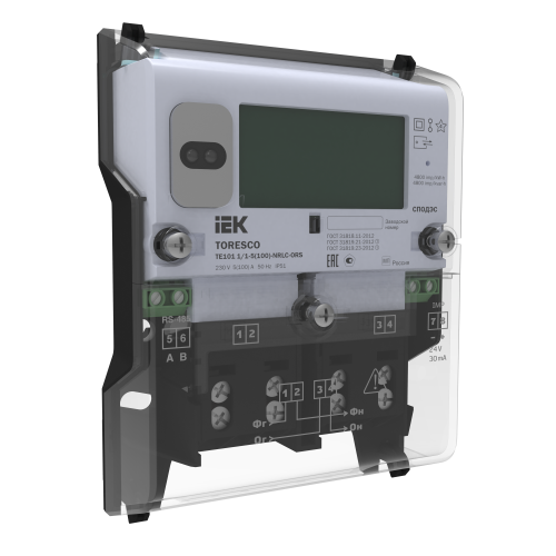 TORESCO Счетчик электрической энергии TE101 1/1-5(100)-NRLC-OG IEK