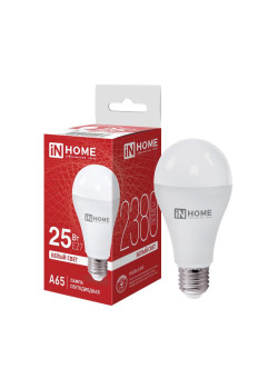 Лампа светодиодная LED-A65-VC 25Вт грушевидная 4000К нейтр. бел. E27 2380лм 230В IN HOME 4690612024080