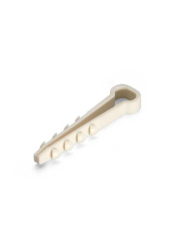 Дюбель-хомут ДХП 12-6 нейлон бел. (уп.100шт) Fortisflex 57159