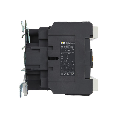 Контактор КМИ-49512 95А 400В/АС3 1NO;1NC IEK Контактор КМИ-49512 95А 400В/АС3 1NO;1NC IEK