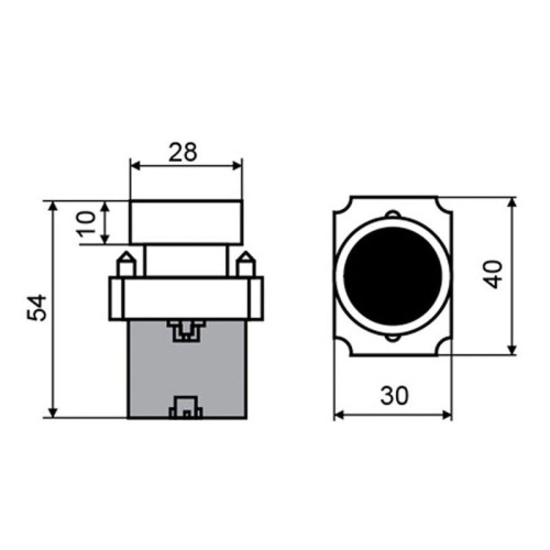 Кнопка XB2 желт. NO Rexant 36-5521 Кнопка XB2 желт. NO Rexant 36-5521