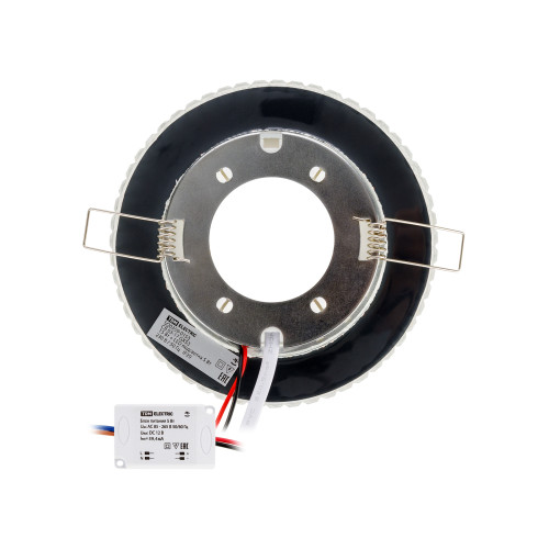 Светильник встраиваемый СВ 03-17 GX53 230В LED подсветка 5 Вт зеркальный/хром TDM Светильник встраиваемый СВ 03-17 GX53 230В LED подсветка 5 Вт зеркальный/хром TDM