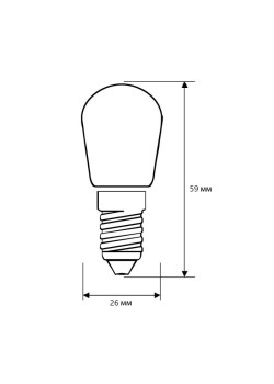 Лампа светодиодная LED2-T26/845/E14 2Вт 220В Camelion 13154